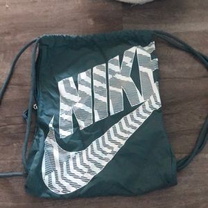 nike drawstring bag.